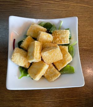 agedashi tofu   at Ho Sushi Bistro in Everett