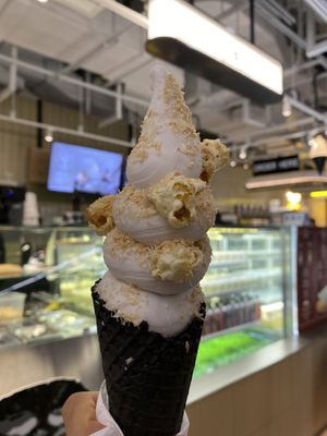 Coconut premium cone (HKD 58) at So Coco in Hong Kong Island