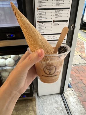 Thai tea single scoop  at So Coco in Hong Kong Island