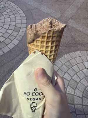 Chocolate ice cream (single scoop)  at So Coco in Hong Kong Island