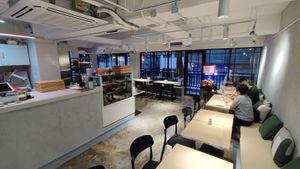 Comfy Seating at Root Vegan - 本原純素 in Hong Kong Island