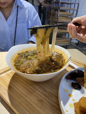 Glass noodles at Root Vegan - 本原純素 in Hong Kong Island