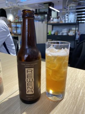 The best kombucha  at Root Vegan - 本原純素 in Hong Kong Island