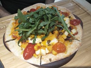 Pizza at Root Vegan - 本原純素 in Hong Kong Island