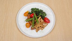 Taiwanese Style Fried Veggie Mix #Veganuary at Root Vegan - 本原純素 in Hong Kong Island