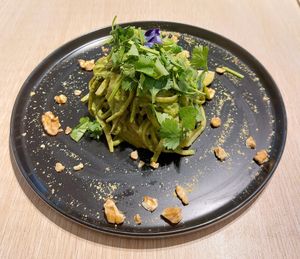Coriander Avocado Cream Linguine 芫茜醬忌廉牛油果扁意粉 👍 at Root Vegan - 本原純素 in Hong Kong Island