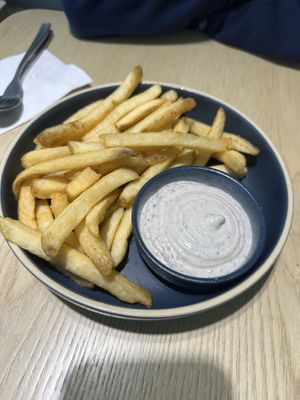 Fries with truffle mayo. Fantastic !  at Root Vegan - 本原純素 in Hong Kong Island