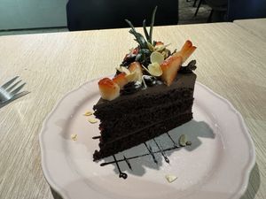 Chocolate cake  at Root Vegan - 本原純素 in Hong Kong Island