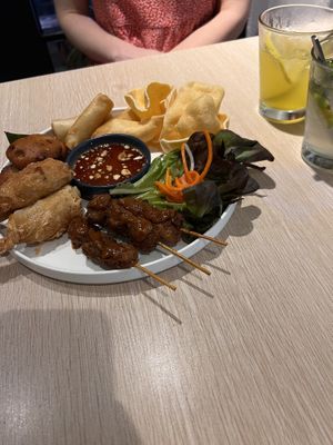 Thai Appetizer Platter  at Root Vegan - 本原純素 in Hong Kong Island