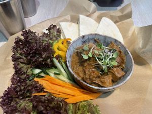 Vegan jackfruit rendang   at Root Vegan - 本原純素 in Hong Kong Island