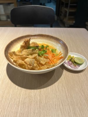 Northern Thai curry noodles  at Root Vegan - 本原純素 in Hong Kong Island