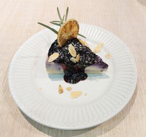 Vegan Blueberry Cheesecake at Root Vegan - 本原純素 in Hong Kong Island