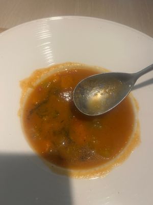 Amazing freshly veg soup!  at Root Vegan - 本原純素 in Hong Kong Island