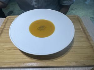 Pumpkin soup  at Root Vegan - 本原純素 in Hong Kong Island