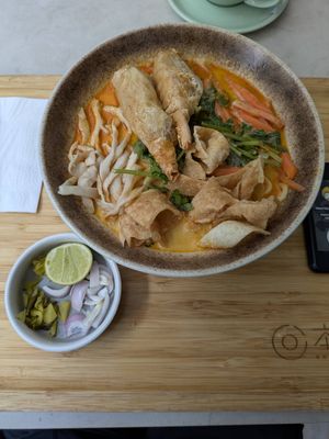 Khao Soi at Root Vegan - 本原純素 in Hong Kong Island