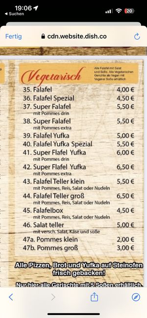 Vegane Soße muss man bei der Bestellung als Extra Wunsch mitteilen.   at Baba Grill in Mannheim