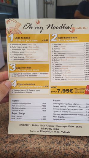  at Oh My Noodles! in Valencia