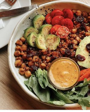 Chickpea bowl  at Kofein in Kharkiv