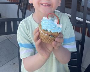 Made our vegan kid very happy 😊   at Papa Ganache in Manasquan