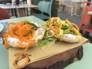 Frise con spalmabile veg carote e zucchine   at Cime Di Tapas in Monopoli