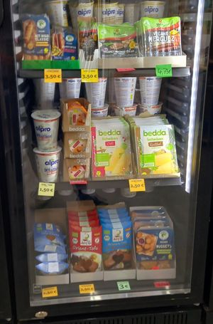 milchprodukt-ersatz und fleischersatz at The Plant Solution in Duisburg