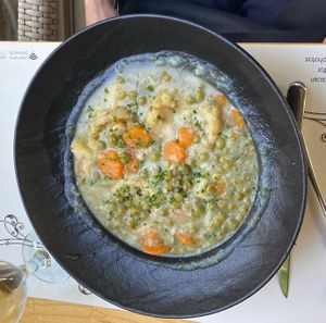 Vegan artichoke dish  at Old Ithaki in Athens