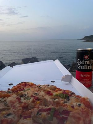   at La Torre de Pizza in San Sebastian
