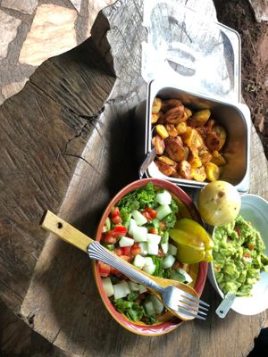  at Legassi Gardens Cafe Ina Zion in Accra