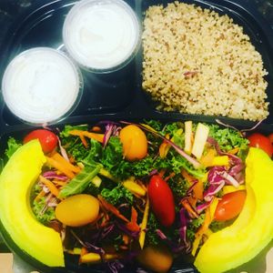 Raw Salad at Natuurlik in Boynton Beach