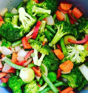 Sauteed Veggies at Natuurlik in Boynton Beach