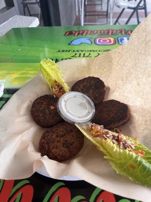 Vegan Falafel  at Natuurlik in Boynton Beach