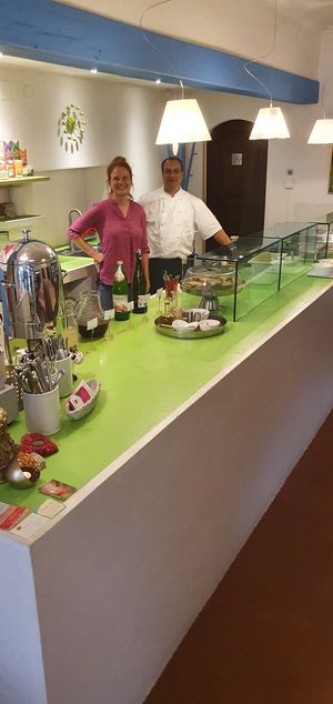 The buffet at Govinda in Locarno