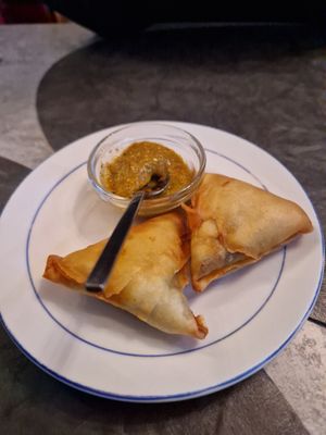 Samosa at Little Ethiopia in Geneva
