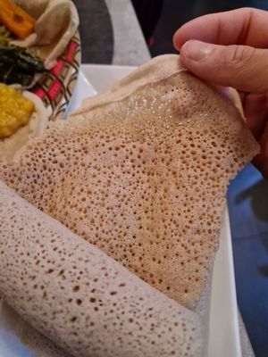 Bubble Bread at Little Ethiopia in Geneva