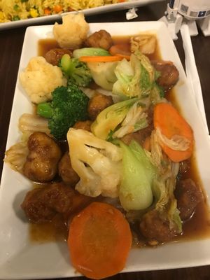 :) at Veggie Heaven in Austin