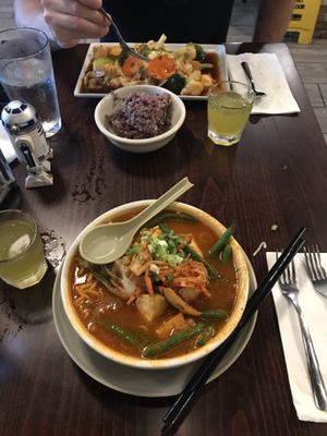 Kimchi soup  at Veggie Heaven in Austin