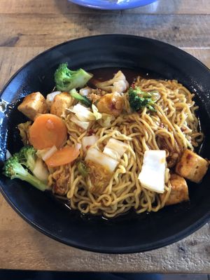 Kung Pao Chowmein at Veggie Heaven in Austin