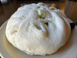 Steamed bun at Veggie Heaven in Austin