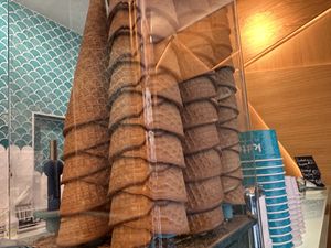 waffles  at Katchi Ice Cream - Hackescher Markt in Berlin