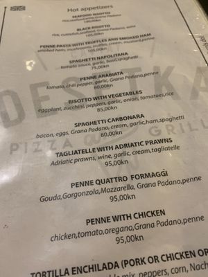   at Pizzeria Desetka in Cavtat