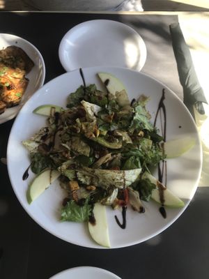 Sparos salad  at Sparos Bistrot in Kefalonia