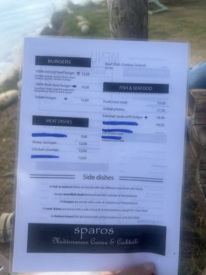   at Sparos Bistrot in Kefalonia