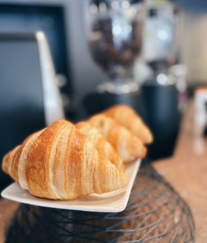 Vegan croissants!  at The Allenby Coffee Bar in Victoria