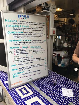 All vegan menu at Poco! at POCO in Bisbee