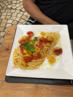 Spaghetti el piennolo (delicious)  at Gusto in Malaga