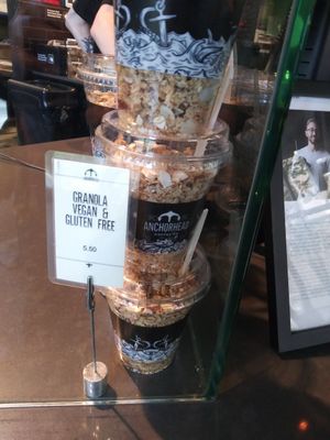 Vegan granola at Anchorhead Coffee in Seattle