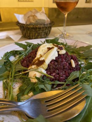 Ensaladilla Vegetariano  at Lola bar Conil in Conil De La Frontera