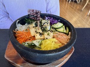 Rice bowl (no egg)  at Purple Rice in San Francisco