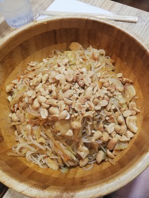 Peanut topping at Wokantine in Paris