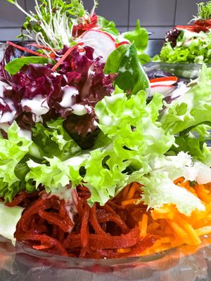 Mixed salads at Hotel Restaurant Bahnhof in Giswil